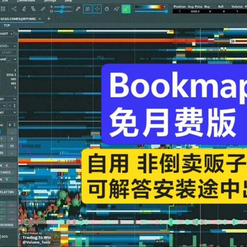 Bookmap 7.4免订阅版+TTW插件（即时发货）支持订单流分析