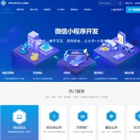 PHP建高端大气网络科技公司源码网站建设官网企业建站小程序开发企业官网源码