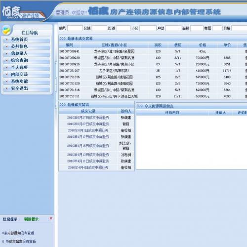 asp.netC#房产连锁房源管理系统源码房源管理系统源码