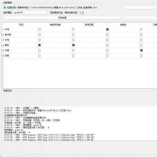 基于大语言模型的档案数字化错别字检测工具，支持多线程高速处理
