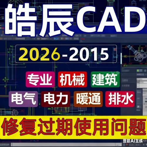 浩辰CAD2025永久授权激活服务｜支持2013-2025全版本官方安装包｜含燕秀工具箱
