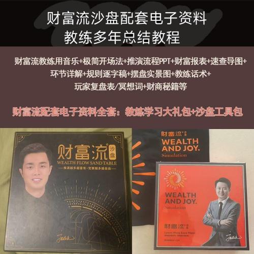 财富流沙盘教程与指导课程：全套电子资料包整理（附详细清单）
