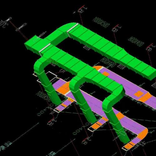CAD风管分节软件暖通风管工程分图拆图工具（可适配xp，win7，win10操作系统）