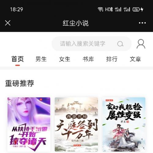 （PC端/手机端）双端自适应小说网站源码
