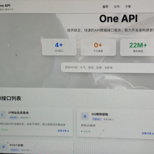 【高端商业级API接口源码】可直接部署！带完整计费系统，适合做商业服务