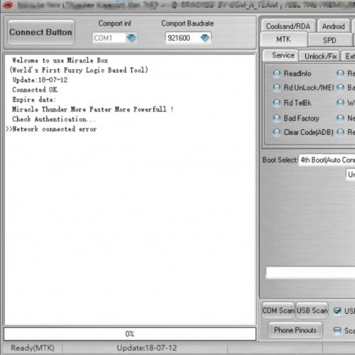 MTK智能一键式系统提取与刷机工具，免引导文件直刷原厂固件，操作简单高效