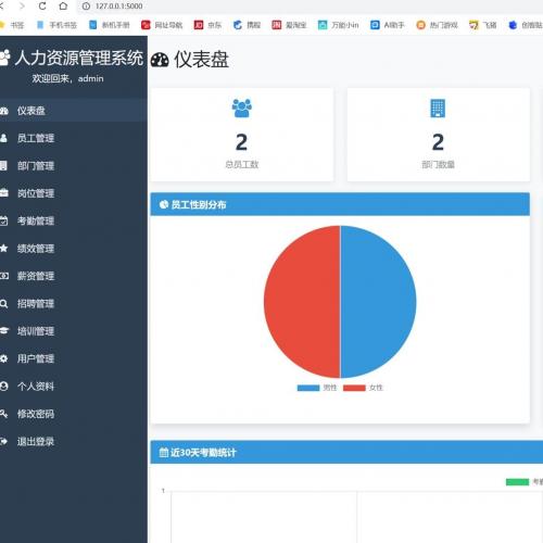 Python人力资源管理系统源码免费分享 前后端完整可运行项目