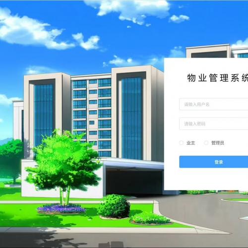 基于Java的物业管理系统｜SpringBoot+Vue前后端分离｜Web应用｜含万字文档与部署教程视频