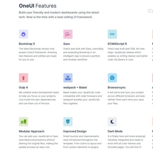 OneUI v5.9 后台管理模板：基于 Bootstrap 5、Vue 2.7 与 Laravel 9 的前端解决方案