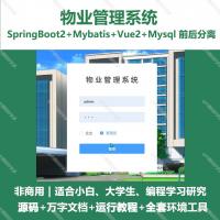 基于SpringBoot与Vue的物业管理系统源码 附万字详细文档