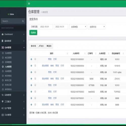 WMS智能仓储管理系统源码，Asp.net Core Mvc，代码无加密可二次开发