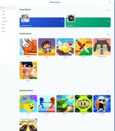 H5小游戏源码 简约现代风格谷歌风游戏网站模板 支持AdSense变现