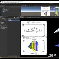 Unity AR涂涂乐项目源码｜支持Vuforia高通AR｜含海洋动物涂色识别图与APK打包工程