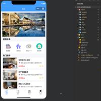 民宿酒店预订小程序系统源码，含前后端与后台管理+数据库完整版