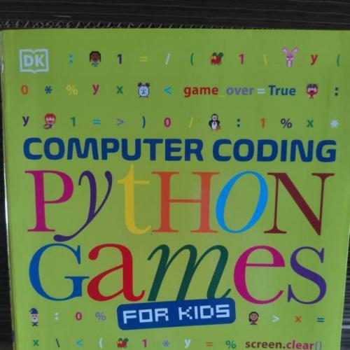 全新正版 DK《Computer Coding Python Games for Kids》用Python创作趣味游戏