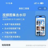 全新去水印小程序开源源码，支持无服务器部署与快速搭建