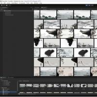 Unity照片墙互动特效源码，支持自定义图片与参数调节