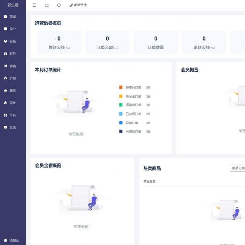 多端小程序商城系统源码 支持微信支付宝百度头条及APP
