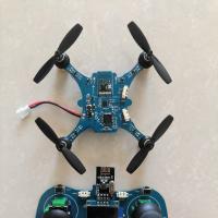 基于STM32F103飞控的四轴无人机DIY套件 支持二次开发 气压定高 小型穿越机 100mm轴距空心杯飞行平台