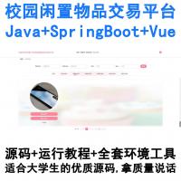 基于SpringBoot与Vue开发的Java校园二手物品交易系统