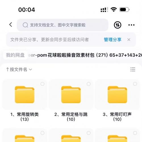 花球啦啦操专用音效素材包｜高清电子版｜百度网盘｜虚拟即买即用