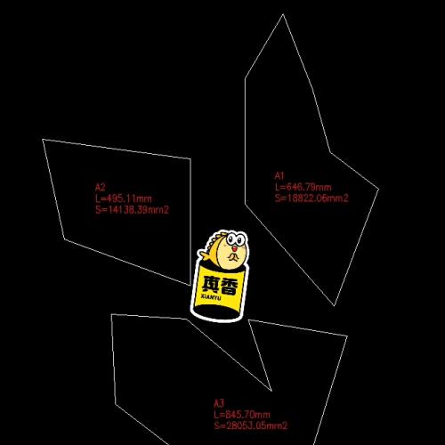 CAD闭合图形面积周长批量统计插件｜一键导出Excel+图面标注