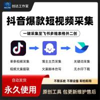 【下单即发】抖音爆款视频批量抓取工具｜智能提取文案+AI二创支持