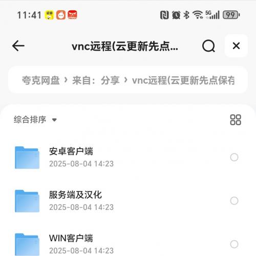 VNC远程访问工具，提供安卓版客户端、服务器端及中文版、Windows版客户端