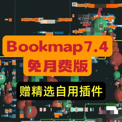 终身使用Bookmap 7.4 b10订单流软件资源及ttw插件安装指导