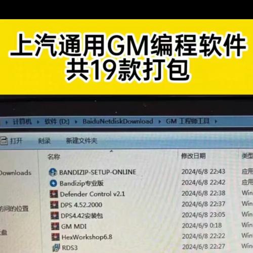 上汽通用GM编程工具集，19款精选软件合辑，涵盖DPS、RDS与HexWorkshop等专业应用