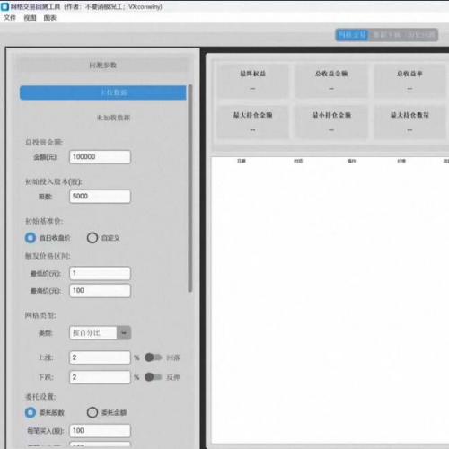 网格交易精准回测工具 | A股/ETF通用，自定义参数高效验证策略！