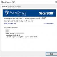 激活SecureCRT9.7 官方英文版 Windows系统适用