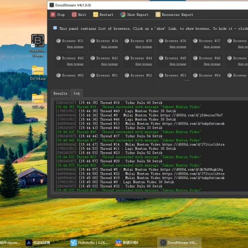 doodstream V4脚本工具 - 项目脚本，浏览器多窗口开启永久版